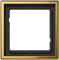 Рамка универсальная Jung LS990 metal 1-м. золото картинка